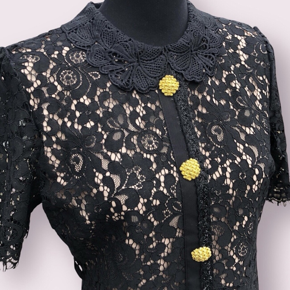 “Vintage “ Black Lace Dress